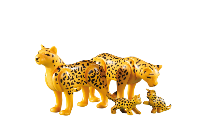 Playmobil Leopardos con crías – 6361 2014 – El Mundo Click 6361