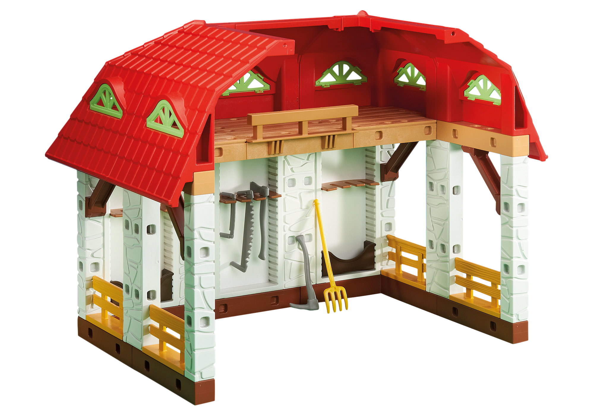 Playmobil construcción 6368 Granja de construcción de maquinaria 6368 2014 El Mundo Click