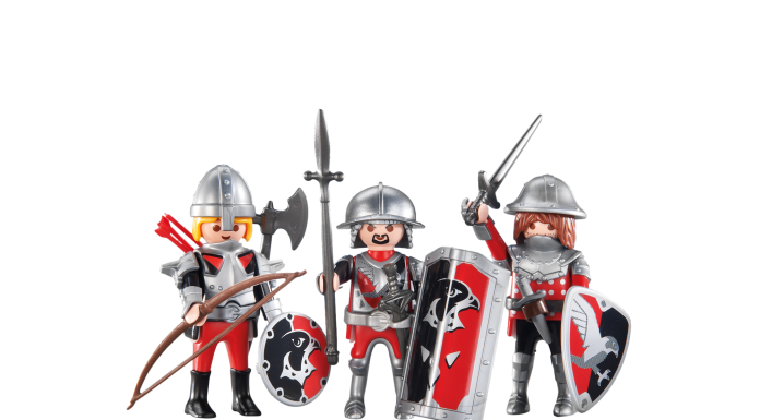 Playmobil 3 Caballeros Halcón – 6381 2014 – El Mundo Click 6381