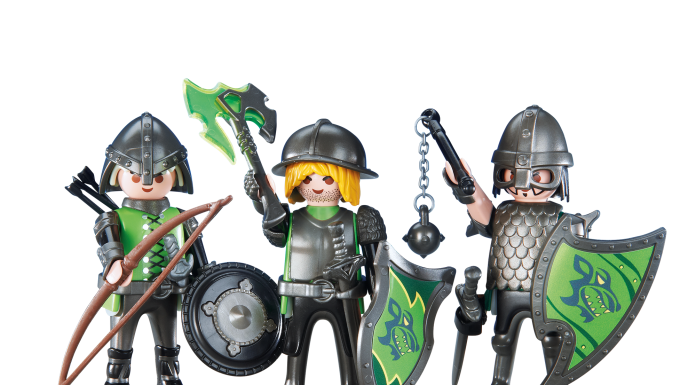 Playmobil 3 Caballeros Lobo – 6383 2014 – El Mundo Click 6383