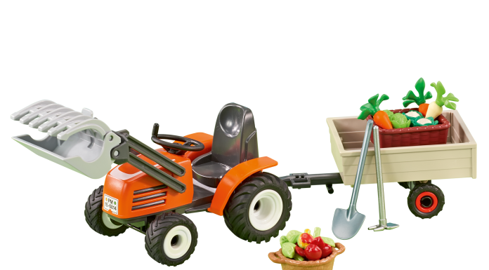 Playmobil Cargador frontal compacto con remolque – 6537 2017 – El Mundo Click 6537