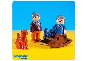 Playmobil  Sillón mecedora para abuelo/abuela - 6631 A 1991 - El Mundo Click