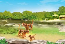 Playmobil 2 Tigres con Cría – 6645 2015 – El Mundo Click 6645