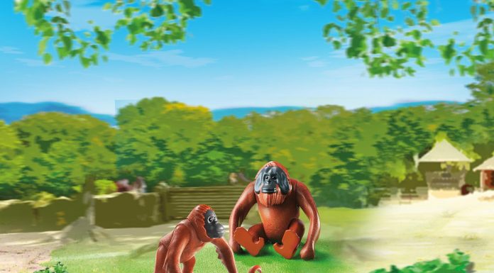 Playmobil 2 orangutanes con su cría – 6648 2015 – El Mundo Click 6648
