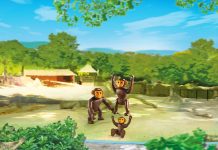 Playmobil 2 chimpancés con su cría – 6650 2015 – El Mundo Click 6650