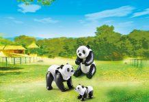 Playmobil 2 pandas con su cría – 6652 2015 – El Mundo Click 6652