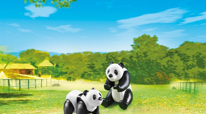 Playmobil 2 pandas con su cría – 6652 2015 – El Mundo Click 6652