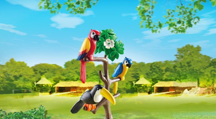 Playmobil Loros y tucán en un árbol – 6653 2015 – El Mundo Click 6653