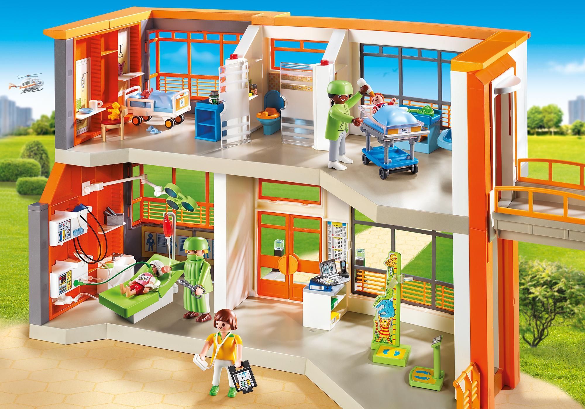 Playmobil hospital 6657 Hospital infantil con instalaciones 6657 2015 El Mundo Click