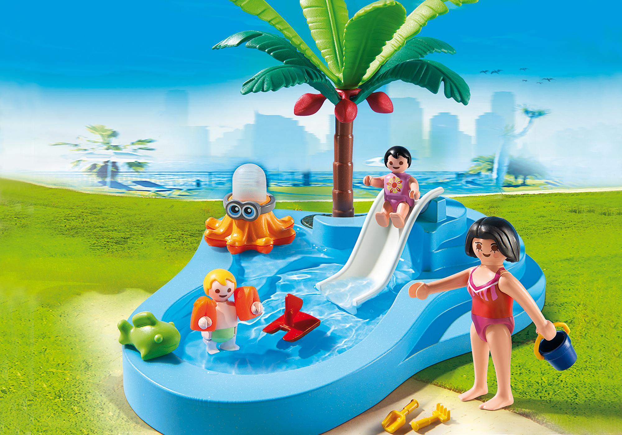 Playmobil parques y piscinas 6673 Piscina infantil con tobogán 6673 2015 El Mundo Click