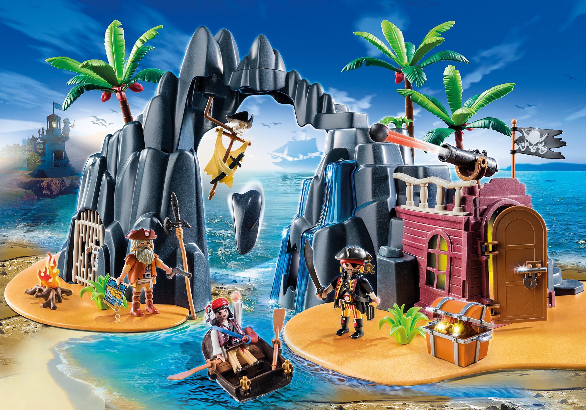 Playmobil piratas 6679 Isla del Tesoro Pirata 6679 2015 El Mundo Click