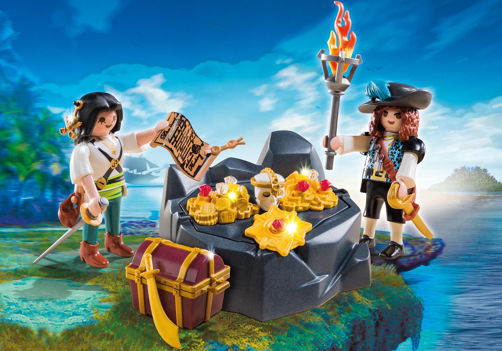 Playmobil piratas 6683 Escondite del tesoro pirata 6683 2015 El Mundo Click