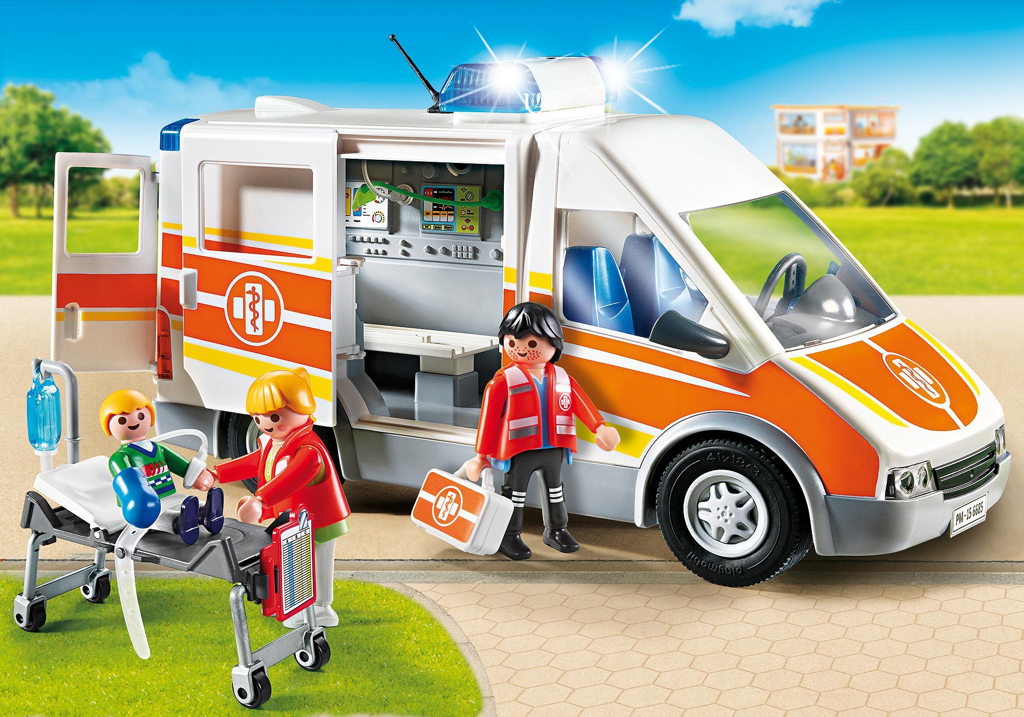 Playmobil ambulancia 6685 Ambulancia con sirena (2016)