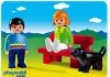 Playmobil Mujer y hombre con perro – 6721 A 2003 – El Mundo Click 6721 A