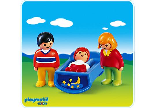 Playmobil Mamá y papá con cuna para bebé – 6730 A 2004 – El Mundo Click 6730 A