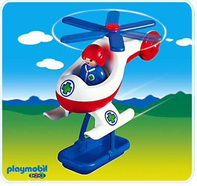 Playmobil 6738 Helicóptero de rescate (2005)