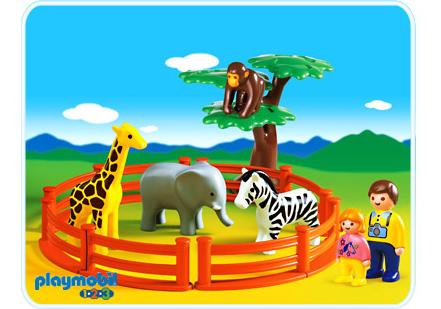 Playmobil Diversión en el zoológico – 6742 A 2006 – El Mundo Click 6742 A