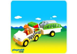 Playmobil  Vehículo de safari con rinoceronte - 6743 A 2006 - El Mundo Click