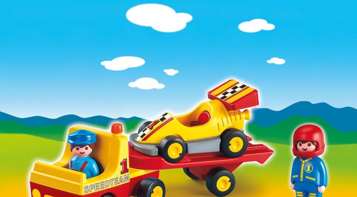 Playmobil Coche de carreras con transportador – 6761 2017 – El Mundo Click 6761