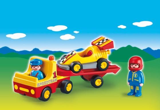 Playmobil Coche de carreras con transportador – 6761 A 2009 – El Mundo Click 6761 A