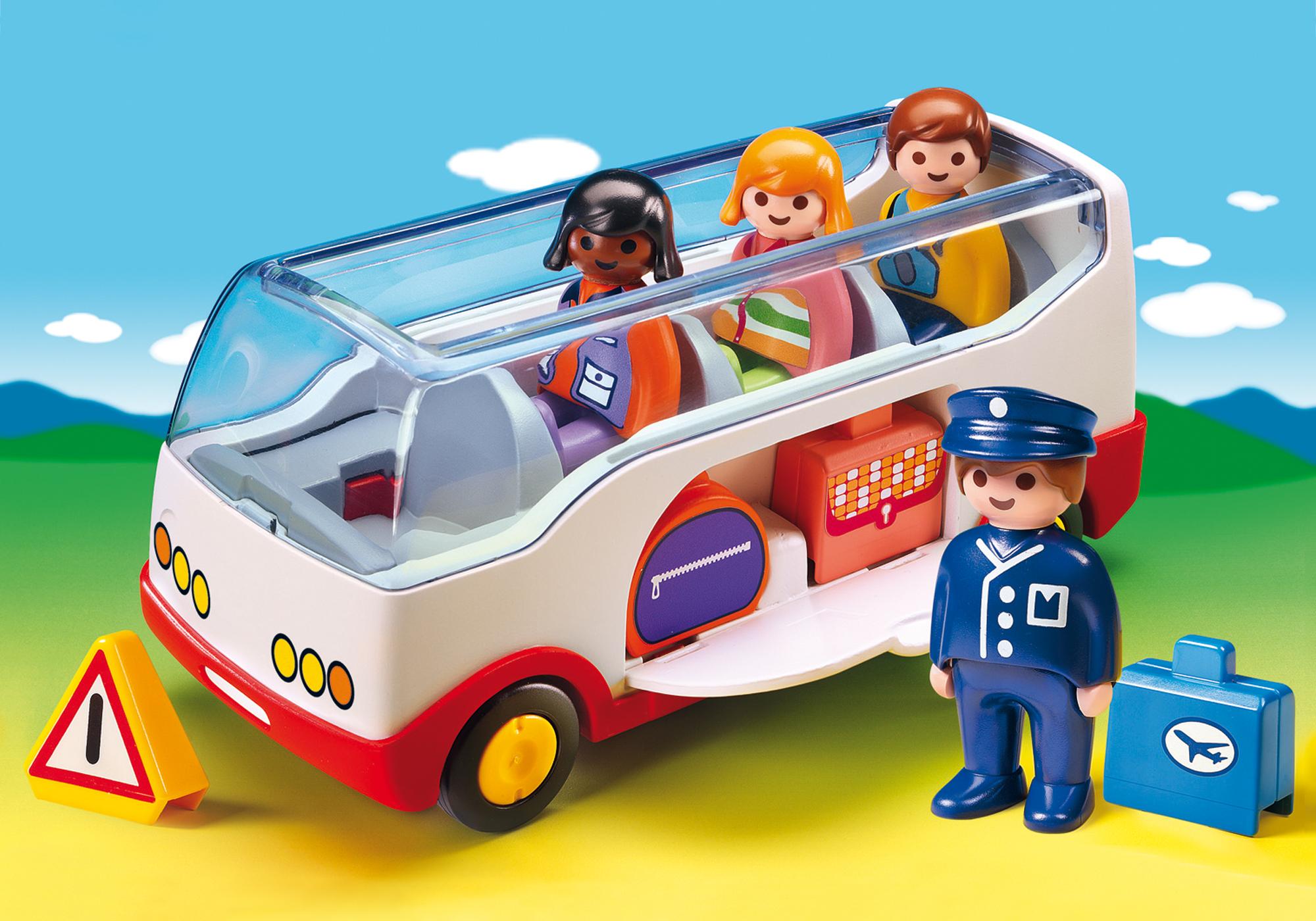 Playmobil autobús 6773 1.2.3 Autobús de enlace aeroportuario (2011)