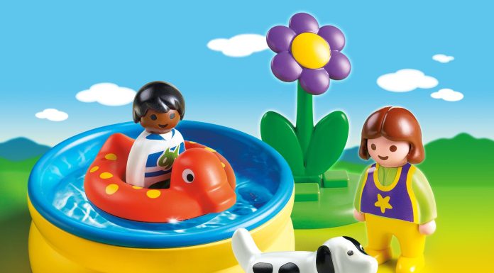 Playmobil Niños con piscina infantil – 6781 A 2012 – El Mundo Click 6781 A