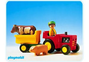 Playmobil Tractores Playmobil: todas las referencias (con remolque, pala y aperos) 25 Playmobil Tractor/Tractor de un solo eje - 6801 A 1990 - El Mundo Click