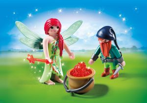 Playmobil  Pack dúo de elfo y enano - 6842 2016 - El Mundo Click