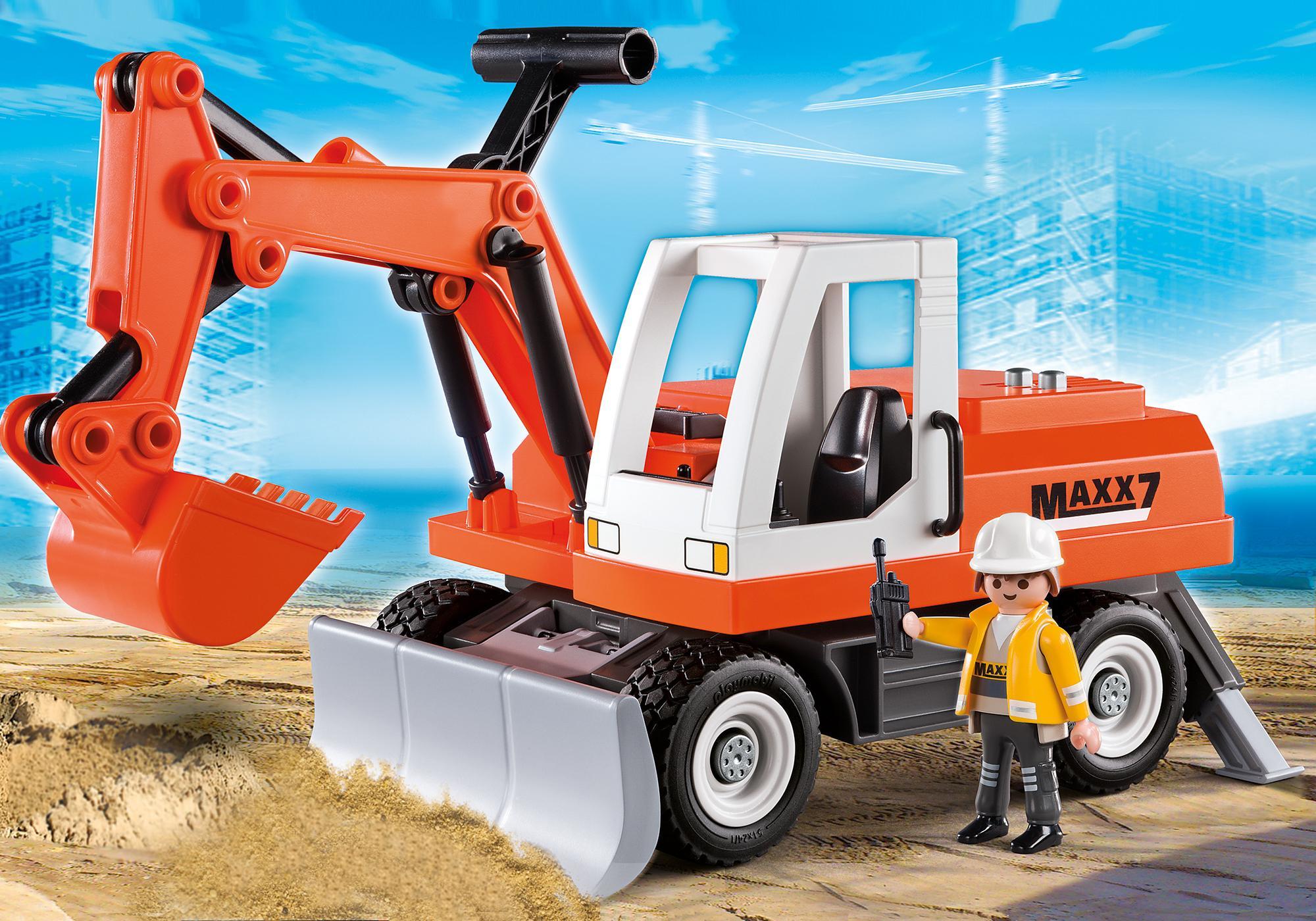 Playmobil construcción 6860 Excavadora con hoja topadora 6860 2015 El Mundo Click
