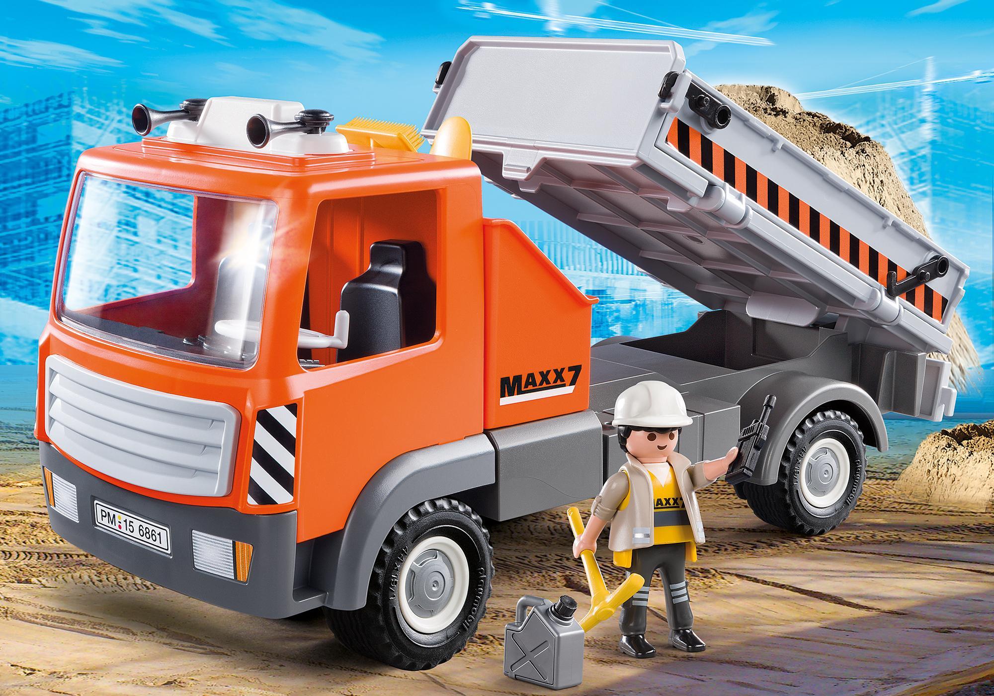 Playmobil camiones 6861 Camión de construcción 6861 2015 El Mundo Click