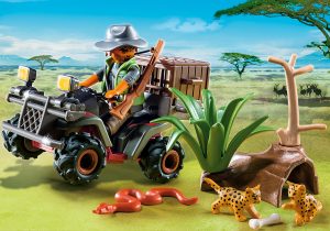 Playmobil Militares y Soldados Playmobil: Todas las Referencias 9 Playmobil Cazador furtivo con quad