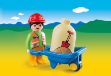 Playmobil Obrero de la construcción con carretilla – 6961 2015 – El Mundo Click 6961
