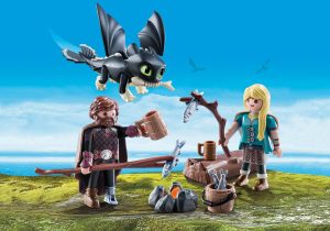 Playmobil Hipo y Astrid con crías de dragón - 70040 2019 - El Mundo Click