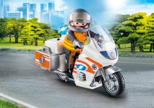 Playmobil  Motocicleta de médico de urgencias con luz intermitente - 70051 2019 - El Mundo Click