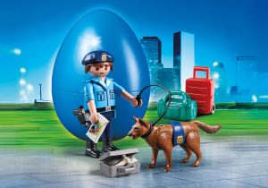 Playmobil Agente de policía con perro rastreador
