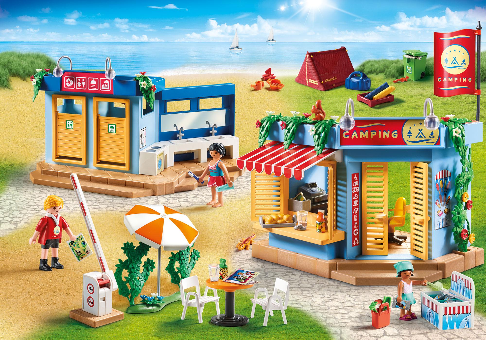 Playmobil verano y playa 70087 Camping grande 70087 2019 El Mundo Click