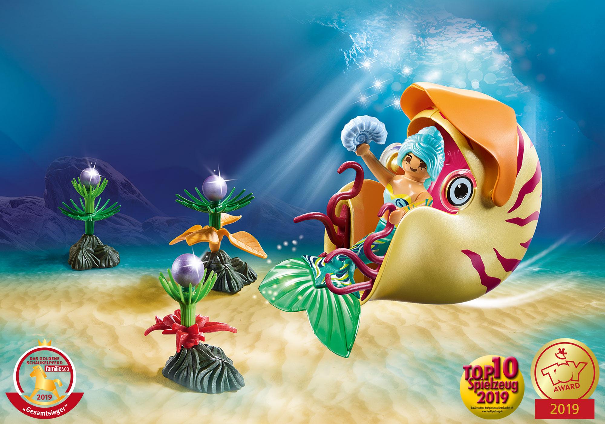 Playmobil sirenas 70098 Sirena con góndola de caracol 70098 2019 El Mundo Click