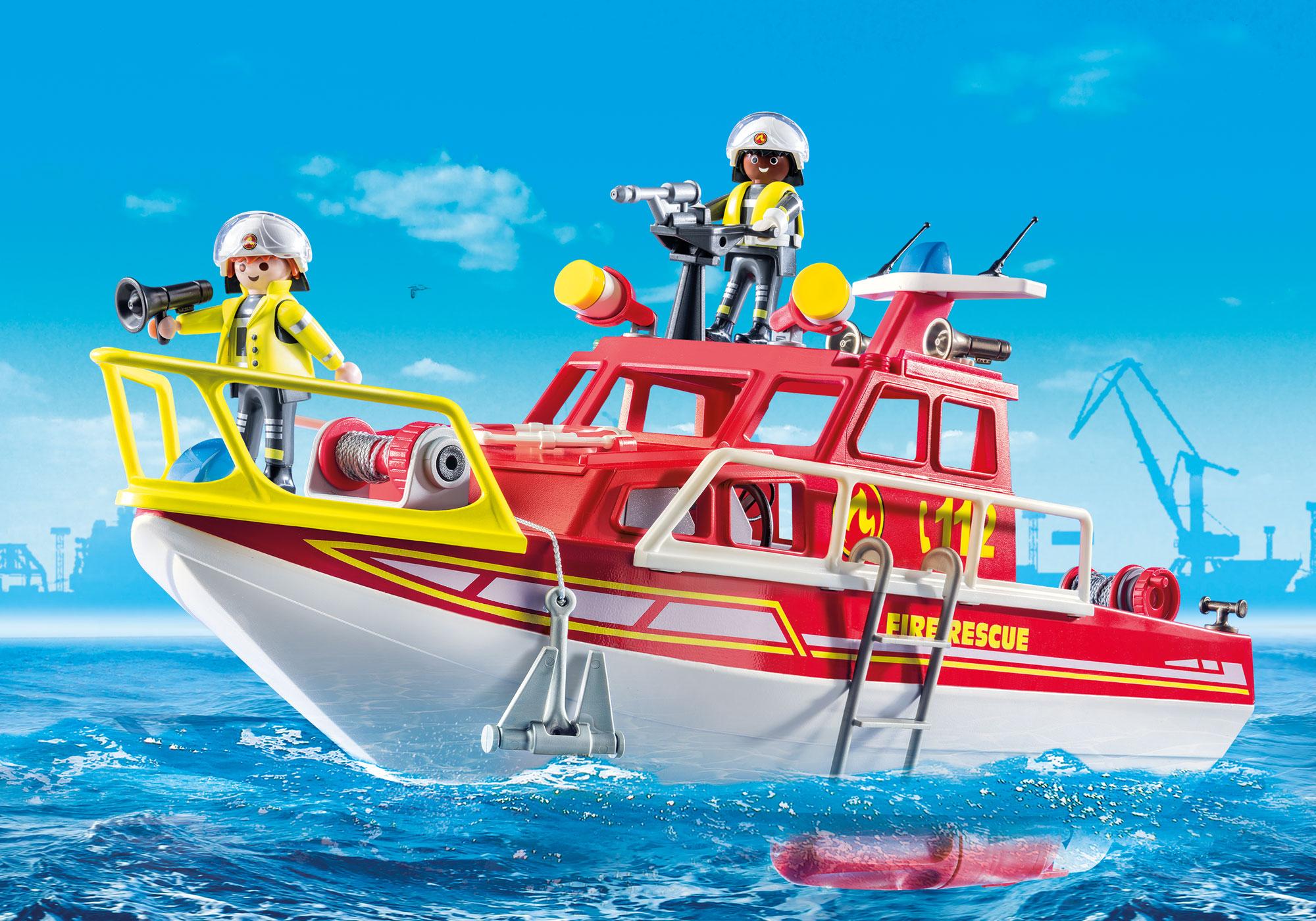 Playmobil barcos 70147 Barco de bomberos 70147 2019 El Mundo Click