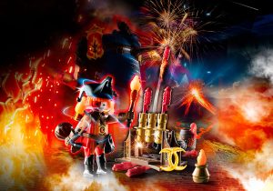 Playmobil Militares y Soldados Playmobil: Todas las Referencias 13 Playmobil Cañones de fuegos artificiales y lanzallamas Burnham Raiders