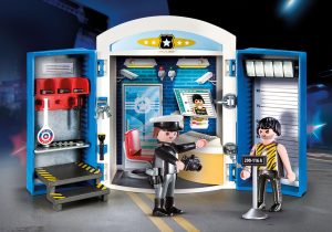 Playmobil Caja del juego “En la comisaría”