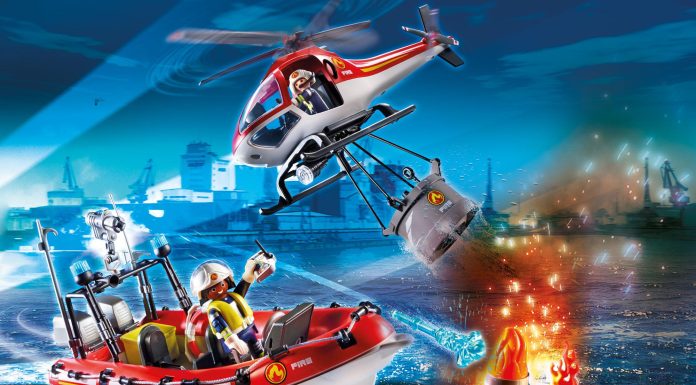 Playmobil Operación de bomberos con helicóptero y barco – 70335 2019 – El Mundo Click 70335