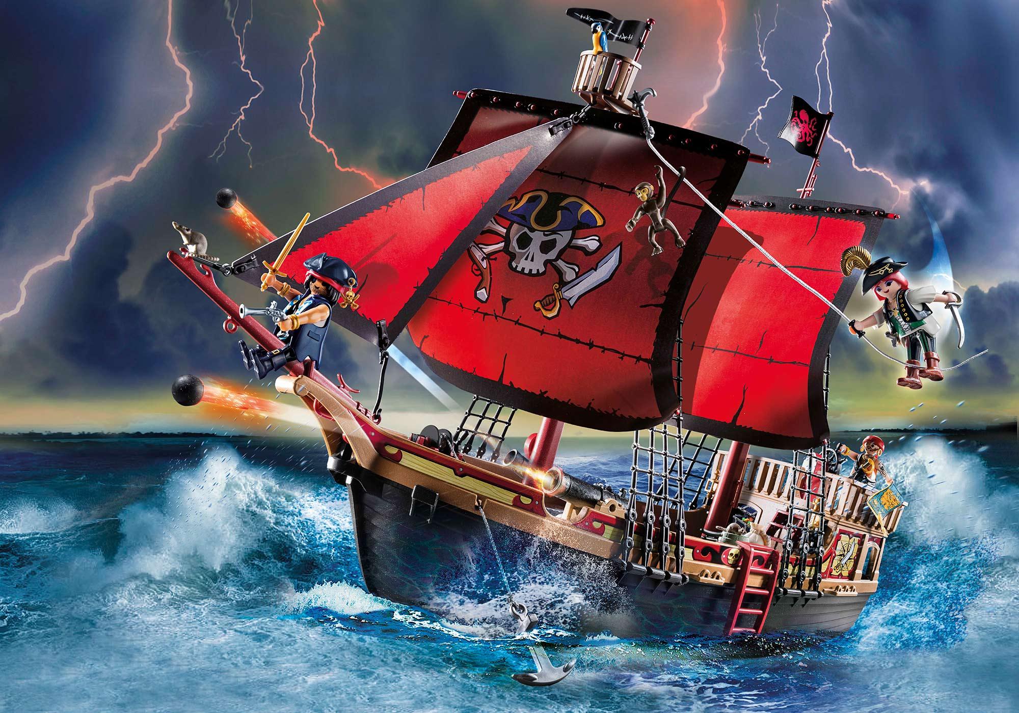 Playmobil barco pirata calavera 70411