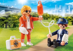Playmobil  DuoPack Médico de Urgencias y Policía - 70823 2022 - El Mundo Click