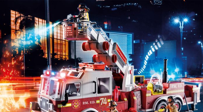 Playmobil Camión de bomberos: Escalera telescópica estadounidense – 70935 2022 – El Mundo Click 70935