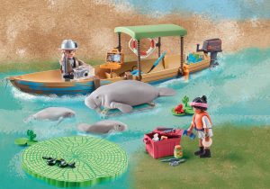 Playmobil Wiltopia Playmobil: todas las referencias (animales del mundo) 6 Playmobil Wiltopia - Excursión en barco para ver los manatíes - 71010 2022 - El Mundo Click
