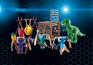 Playmobil Aliens y Extraterrestres Playmobil: todas las referencias 13 Playmobil Guerrero alienígena con trampa para T Rex