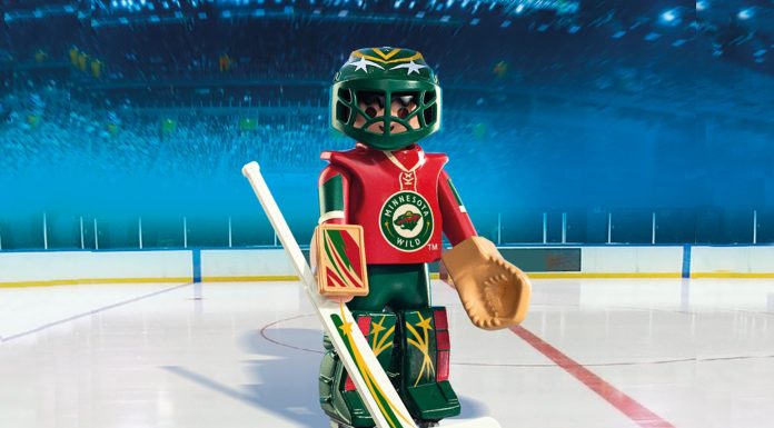 Playmobil Portero de hockey sobre hielo de los Minnesota Wild de la NHL™ – 9038 2016 – El Mundo Click 9038