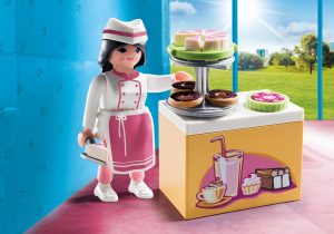 Playmobil Panaderos Playmobil: todas las referencias (panadería y horno) 2 Playmobil Pastelero con mostrador de pasteles