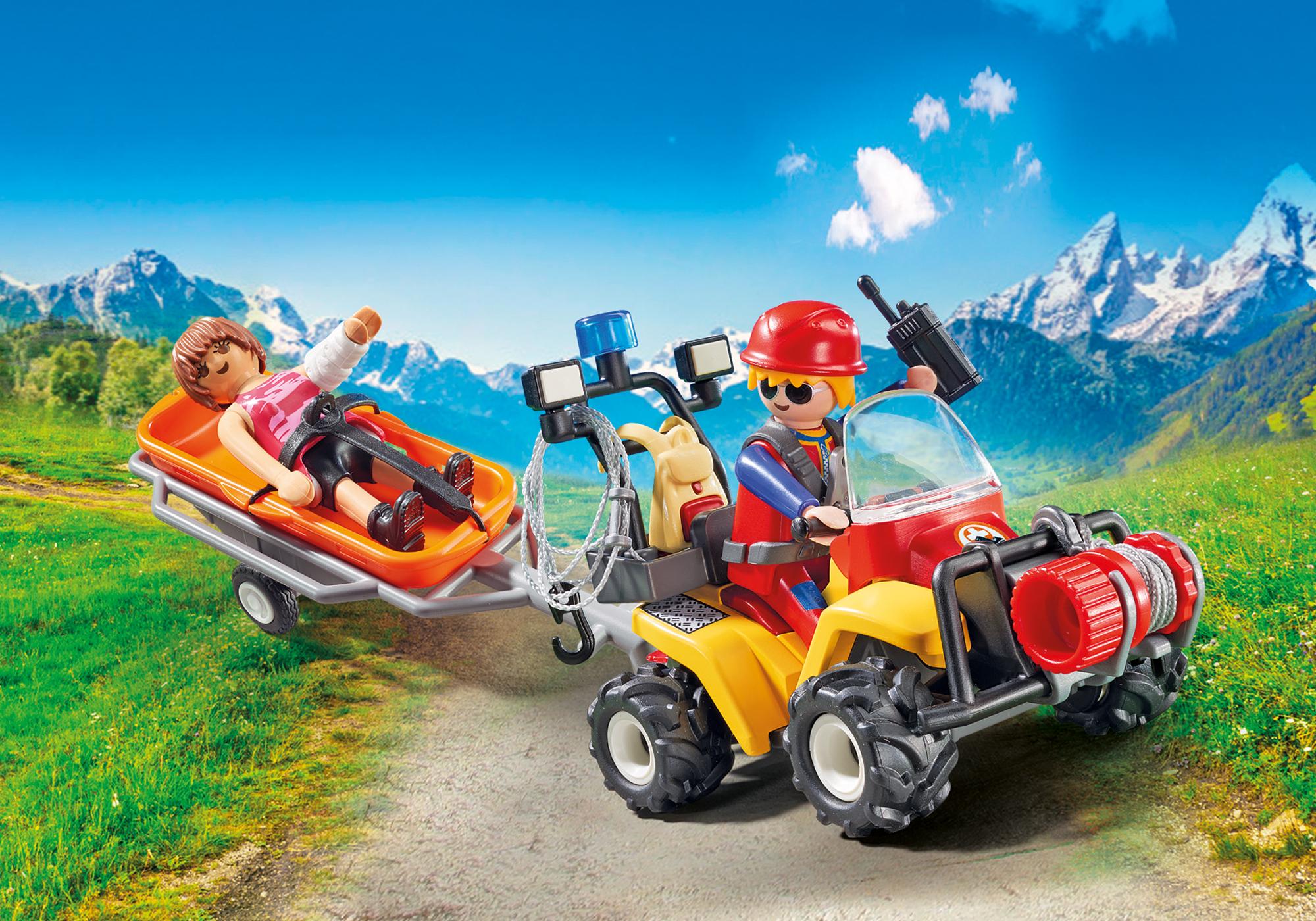 Playmobil motos 9130 Quad de rescate de montaña 9130 2017 El Mundo Click