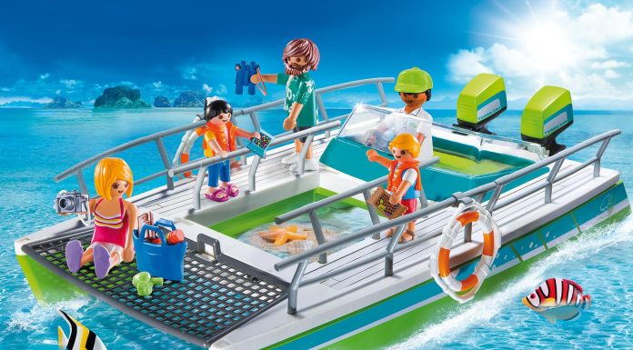Playmobil Barco con fondo de cristal y motor subacuático – 9233 2017 – El Mundo Click 9233